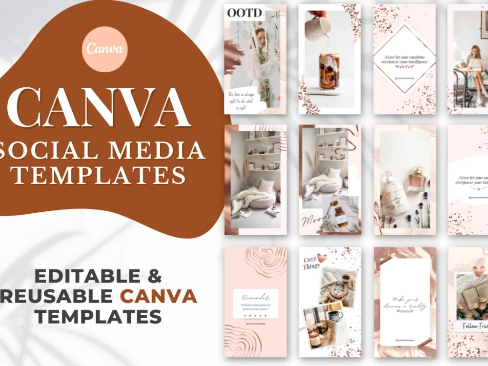 A canva instagram templates for your brand | Upwork