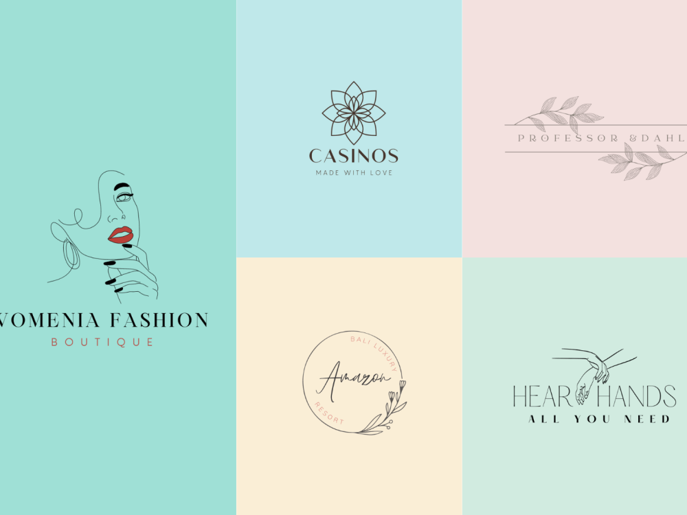 Aesthetic Feminine logo design