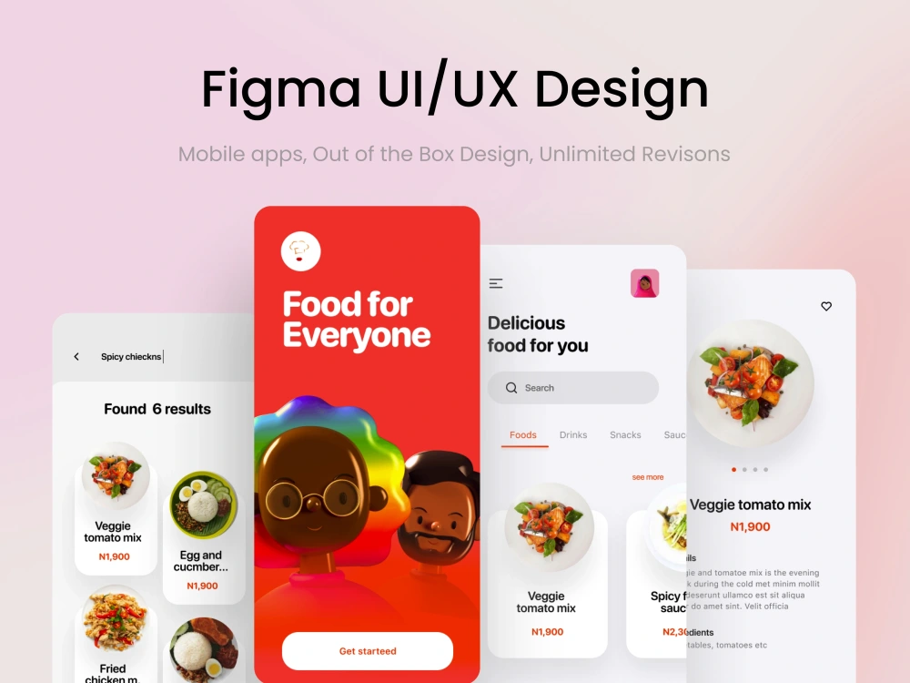 UI UX design for mobile app with figma for ios or android | Upwork