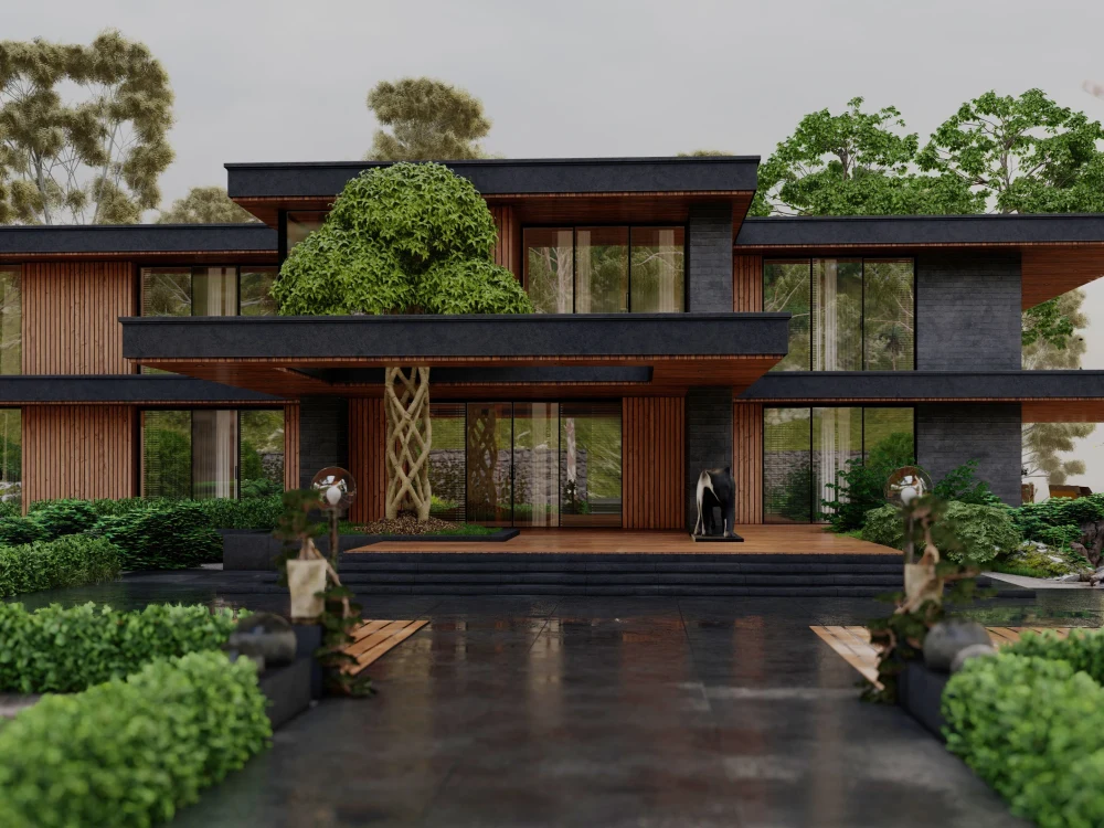 A photorealistic architectural 3d rendering | Upwork