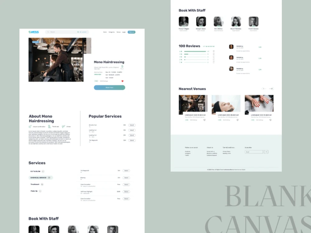 Landing page, website front end design conversion to HTML CSS JS Vue ...