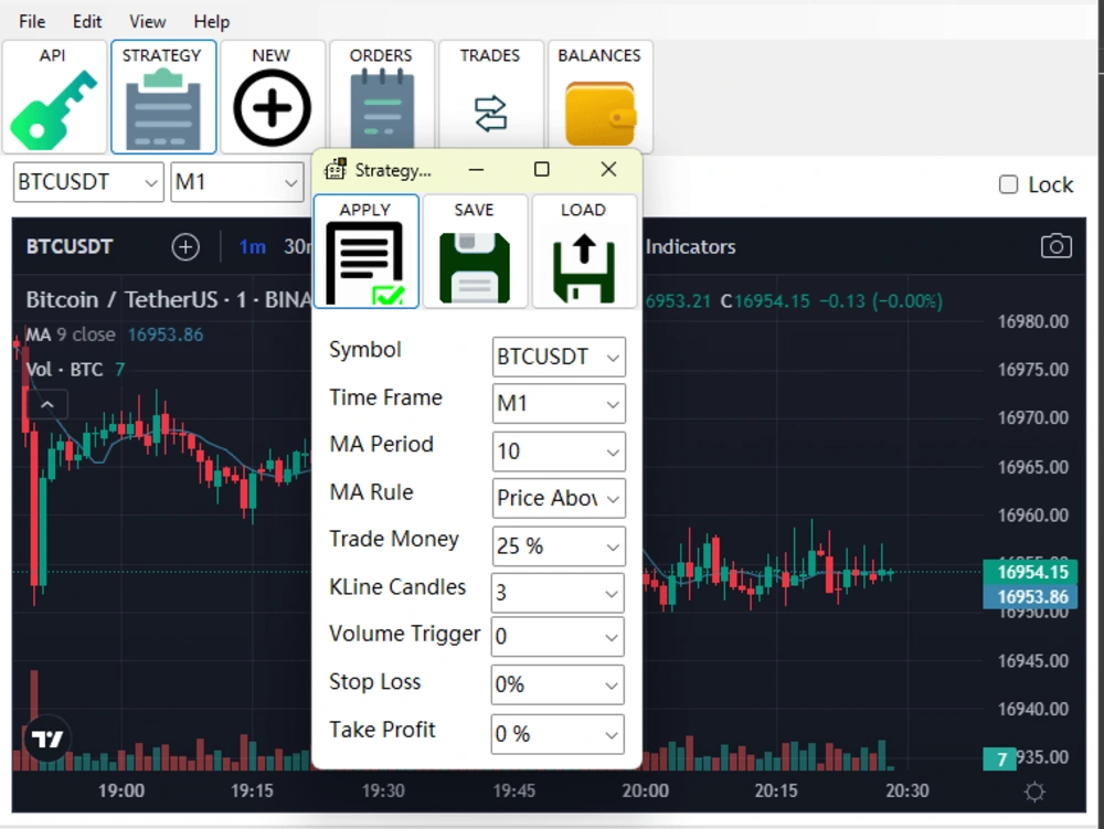A cryptocurrency bot with GUI for any exchange of your choice | Upwork