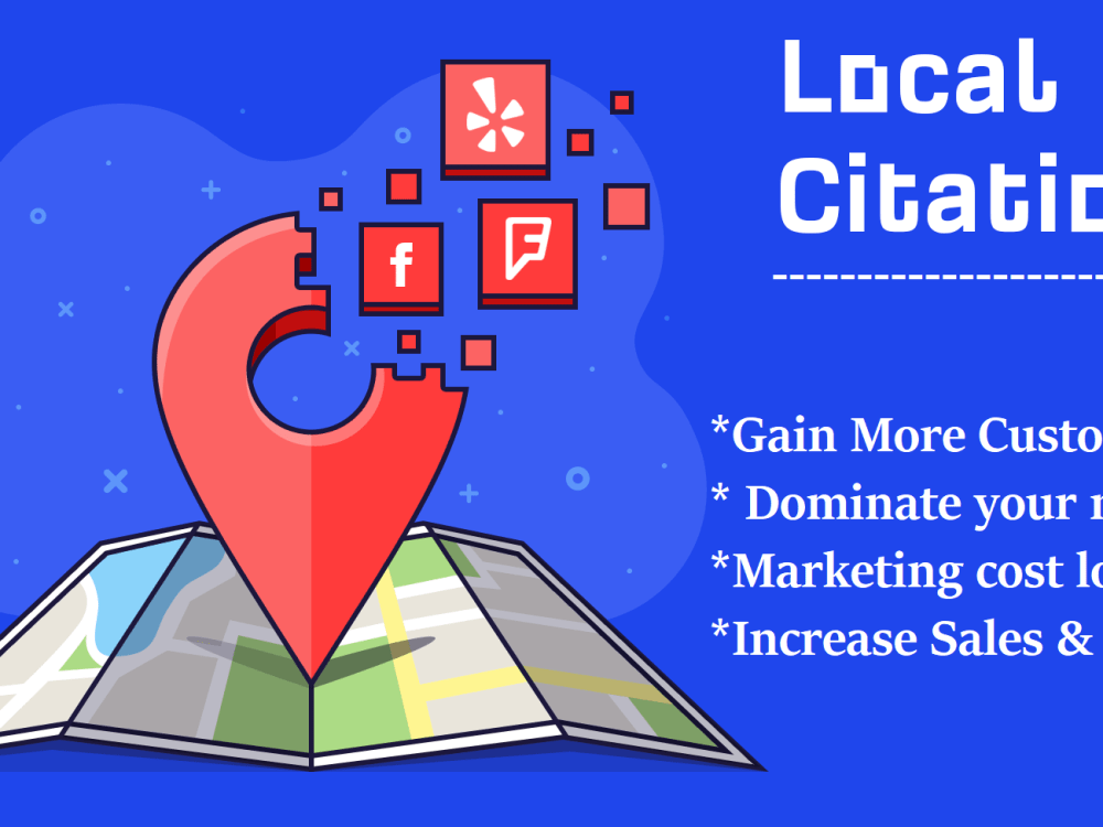 100 Google Map Citations To Improve Local SEO & Google Maps Upwork