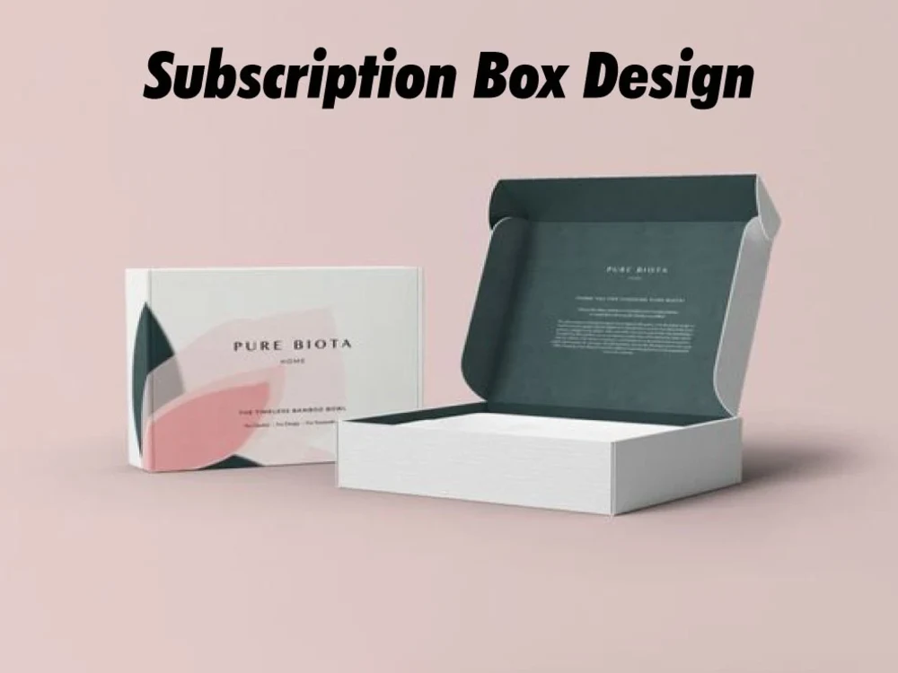 Mailer box, subscription box and gift box design