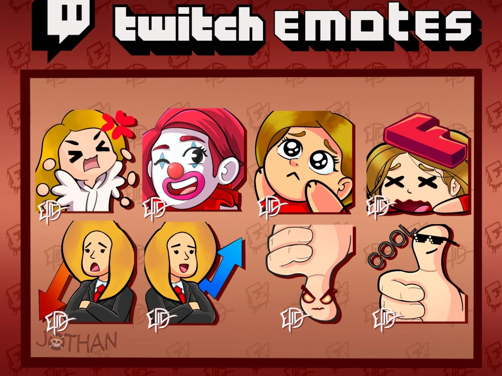 One Custom Emote or Badge! | Upwork