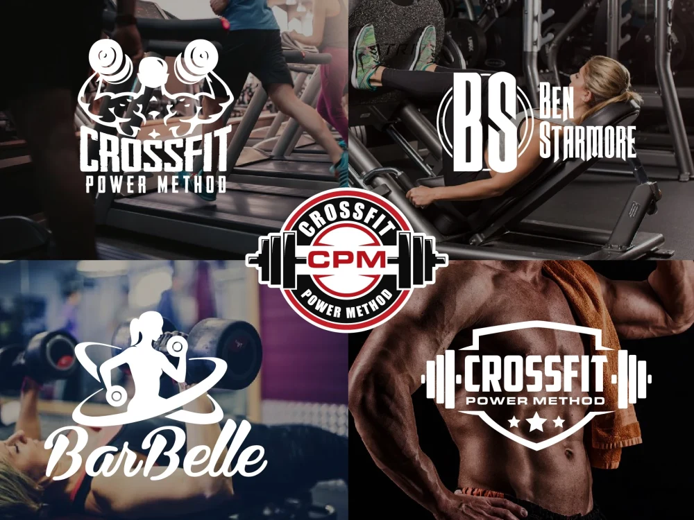 A modern fitness, health, sports and gym logo design