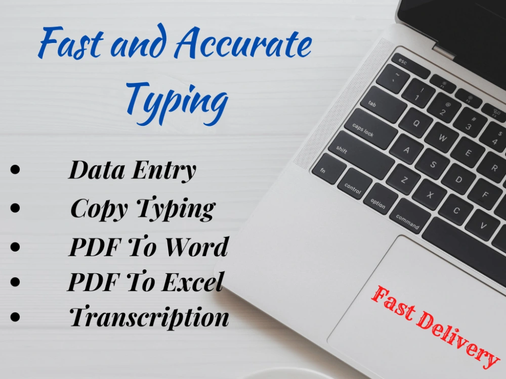 Fast and accurate typing service | Upwork