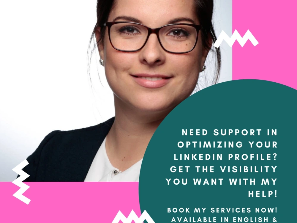 An eyecatching LinkedIn Profile (available in EN and/or DE) Upwork