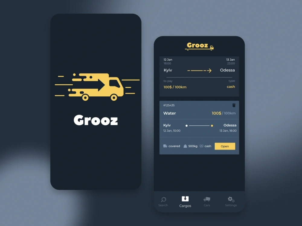 A beautiful UX/UI App design and onboarding screen for your project ...