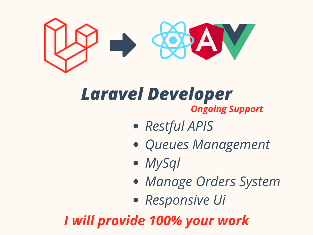 Laravel developer | bugs fixing in your site | PHP | mysql | Upwork
