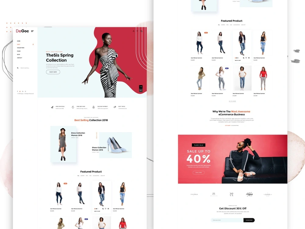 A Modern, Minimal & Creative website design for your business! | Upwork