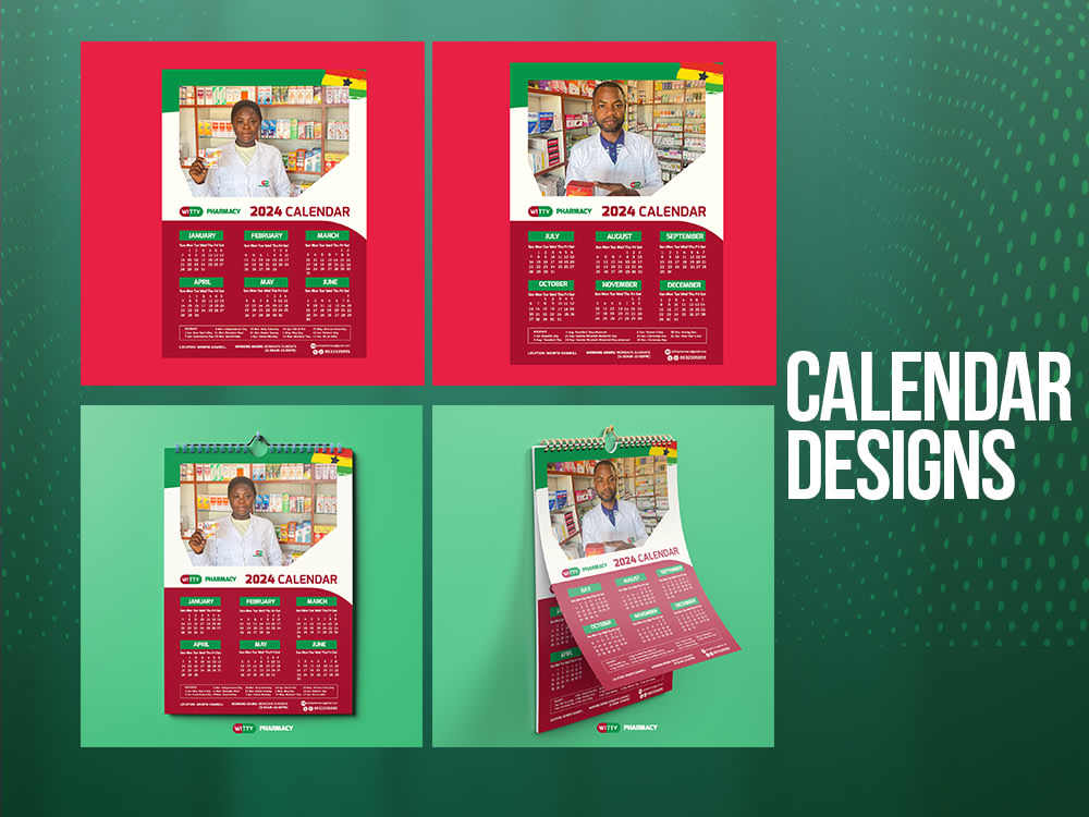 Professional calendar designs for your company and business | Upwork