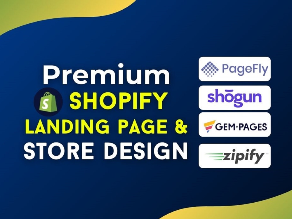 Design a premium shopify store or shopify landing page | Upwork