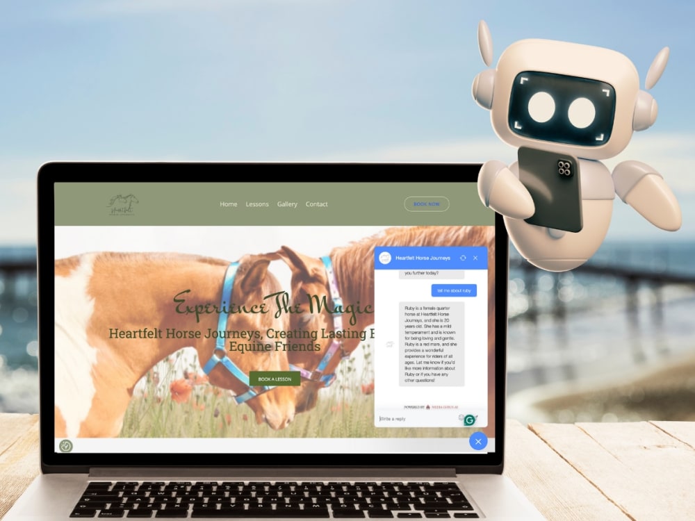 An AI powered Website Chatbot or "Website Concierge" customized for YOU ...