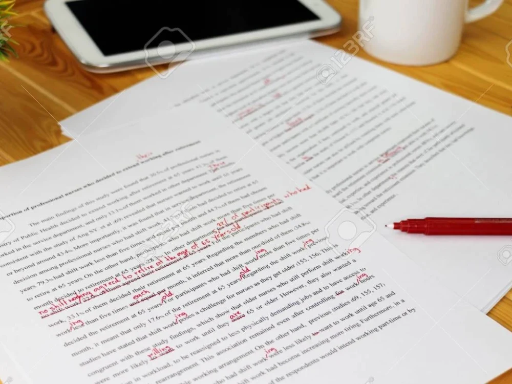 A proofread academic article, formatted for your chosen journal