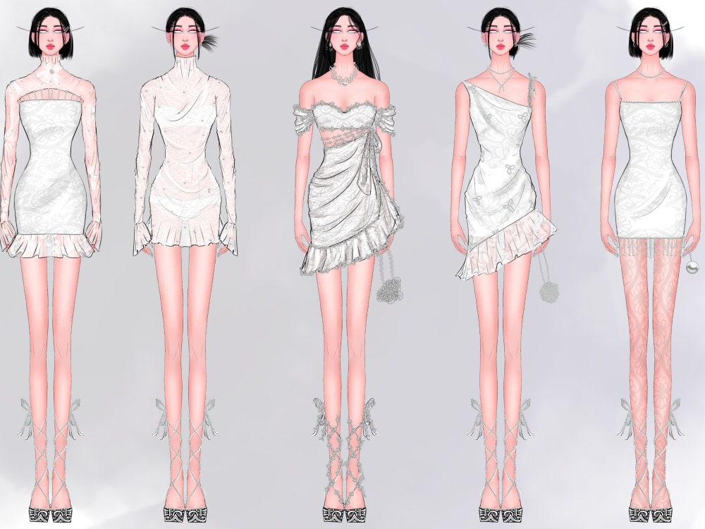 A fantastic Fashion illustration or Collection | Upwork
