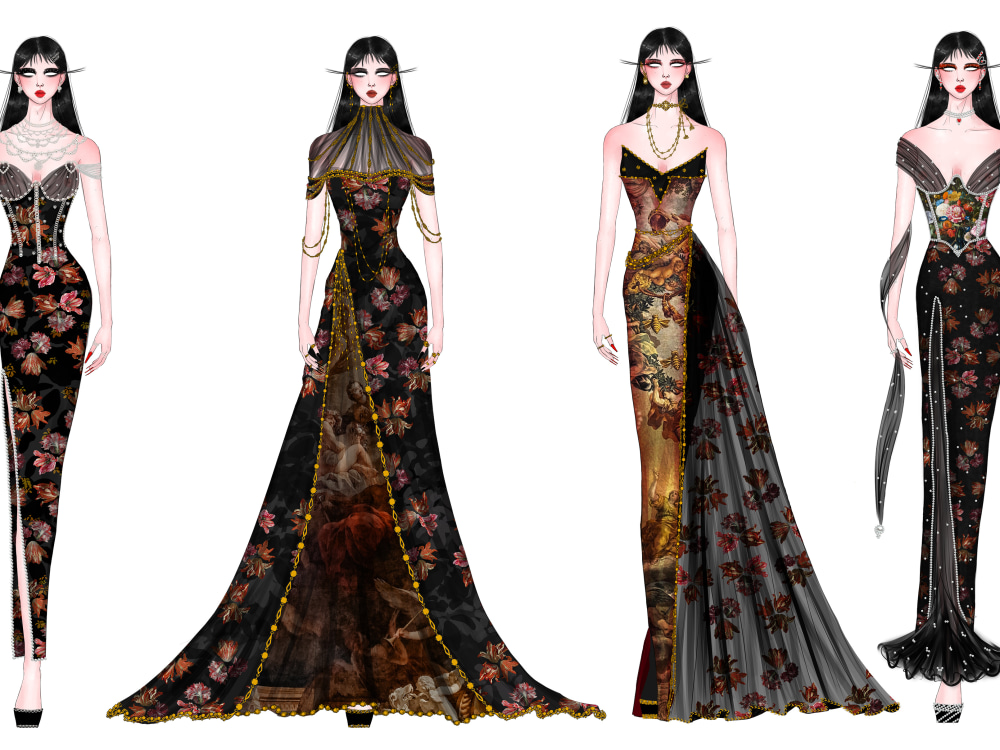 A fantastic Fashion illustration or Collection | Upwork