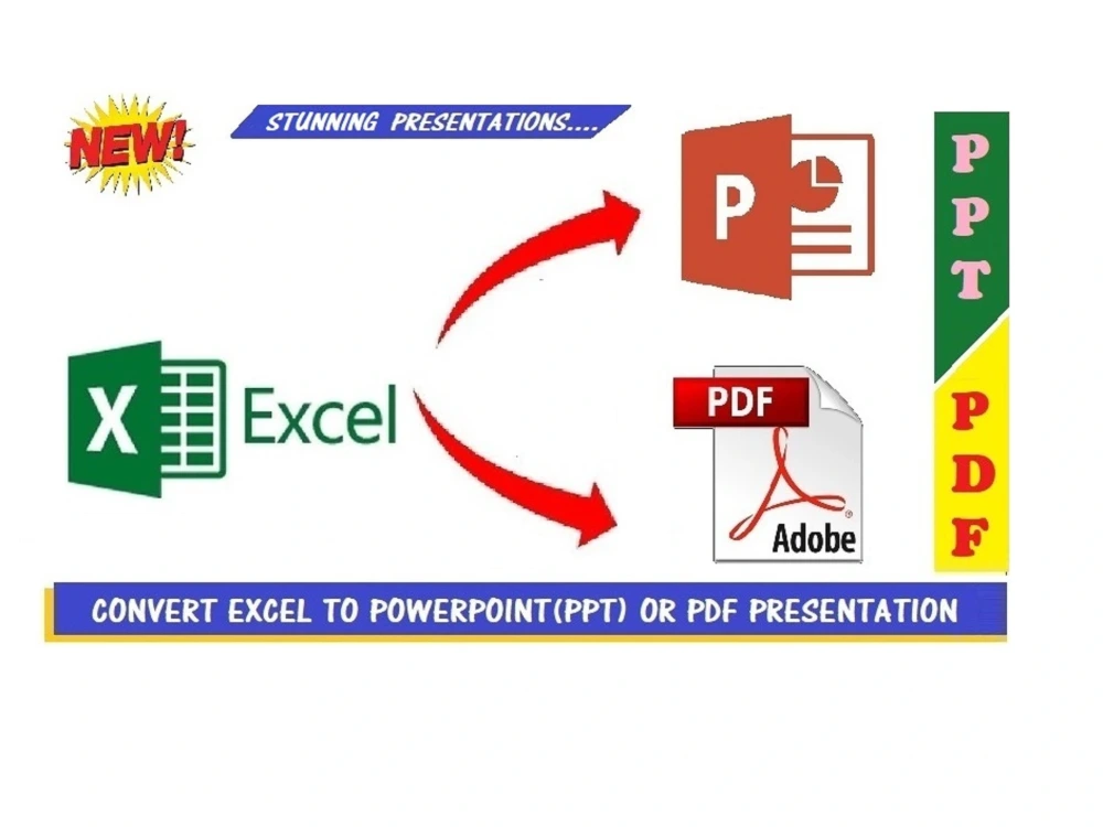 A tool to generate PPT or PDF presentations from Excel | Upwork