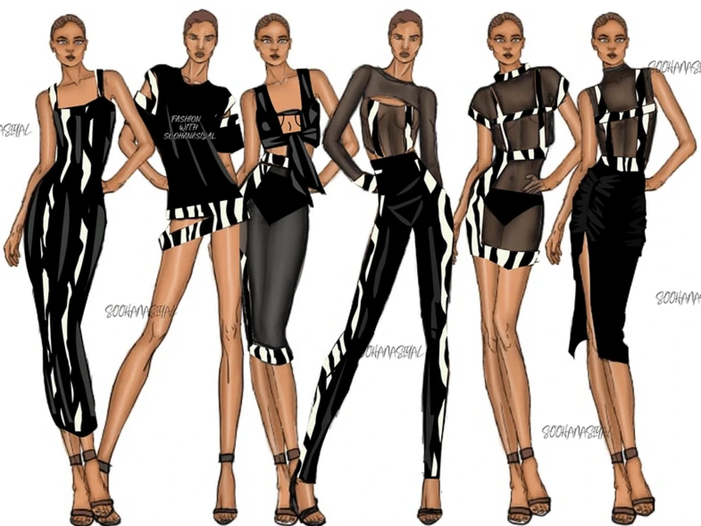 Amazing Fashion Collection illustrations | Upwork