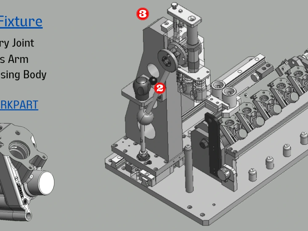 Special fixture and jig design, 3d drawing