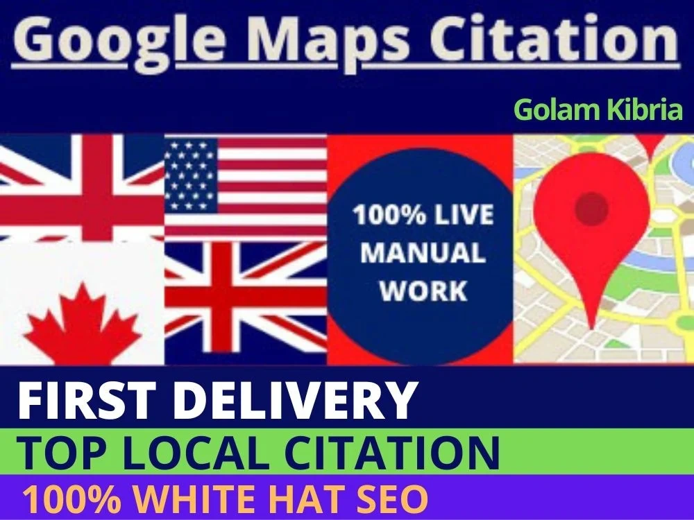Google Maps Citation for Local SEO for Google Rank Upwork