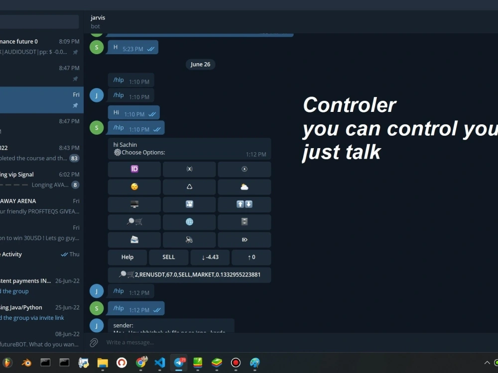 Automated crypto trading bot developed in python language | Upwork