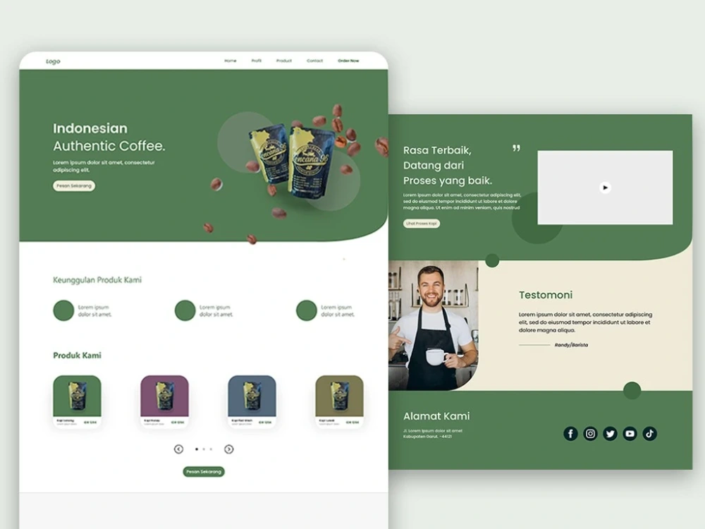 Responsive UI/UX Design for Website & Landingpage : Modern and Clean ...