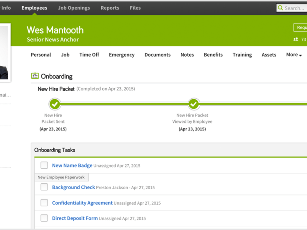 An amazing BambooHR Implementation Upwork