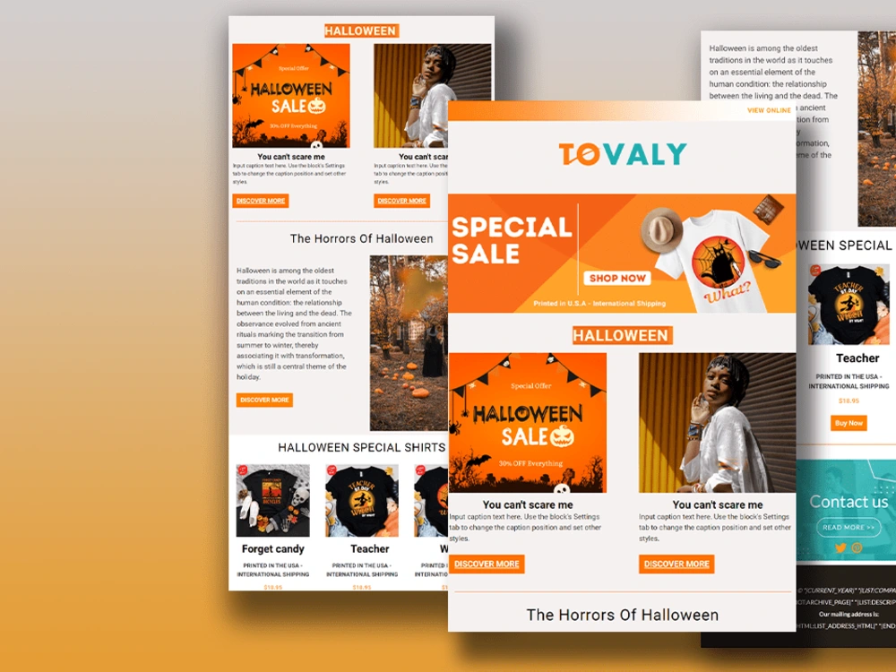 customized email templates design :: behance Images... Custom email template design to increase your business | Upwork