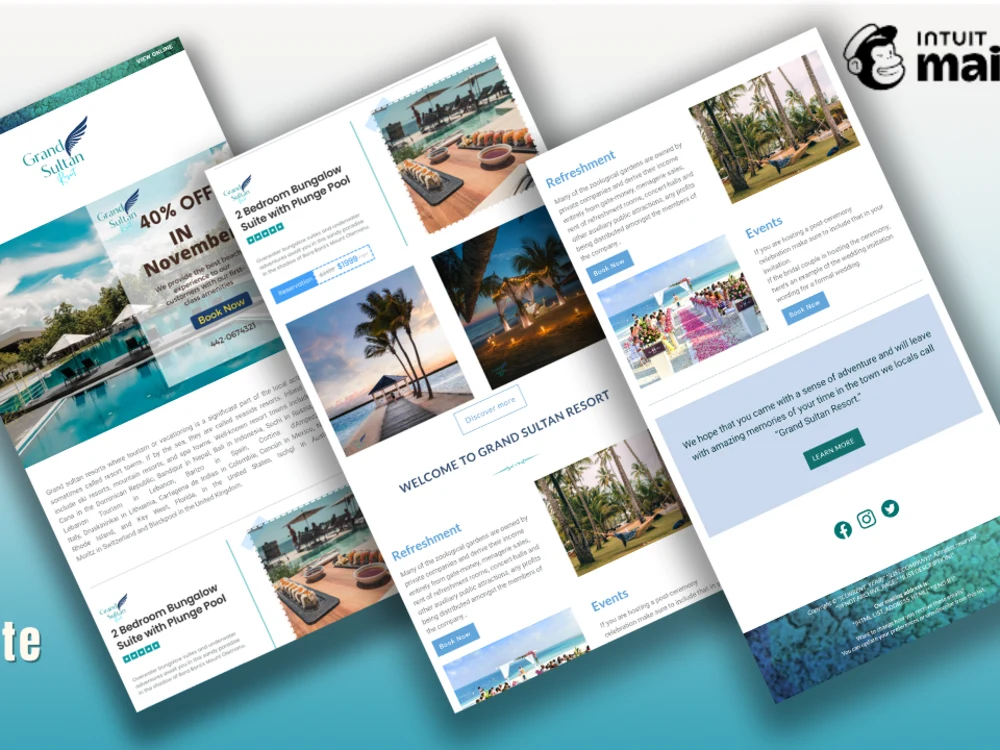 customized email templates design :: behance Images... Custom email template design to increase your business | Upwork