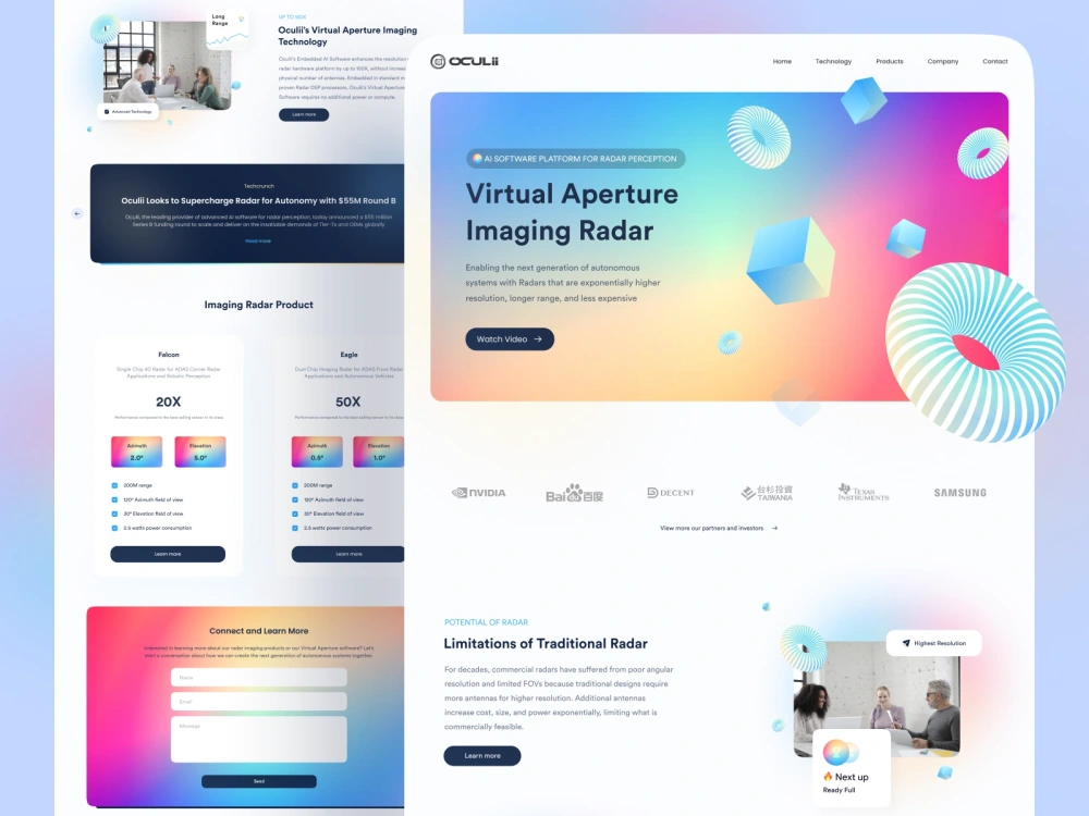 Stunning website UX UI, landing page and web mockup in figma, xd, PSD ...
