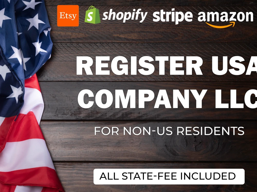 Register US llc company for non USA residents, Irs ein tax id Upwork