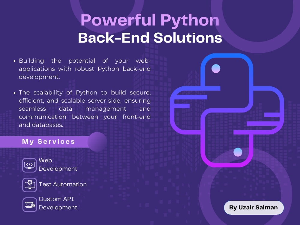 Powerful Python Back-End Solution | Upwork