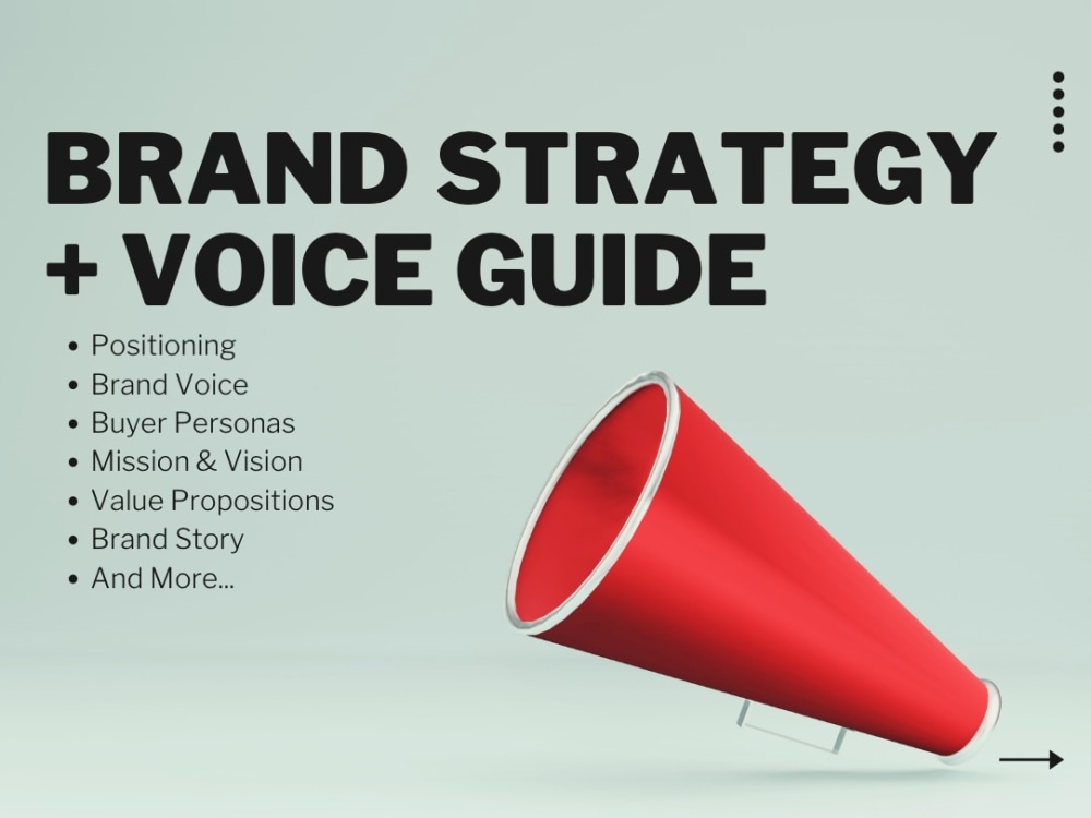 A brand strategy that conveys your brand's position, value, and story