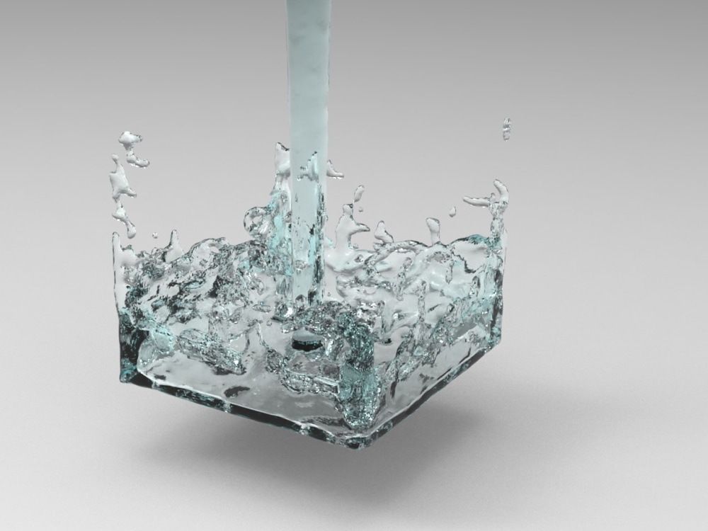 Liquid Water Simulation Model A fantastic deliver and render in 3d water simulation, water liquid ...
