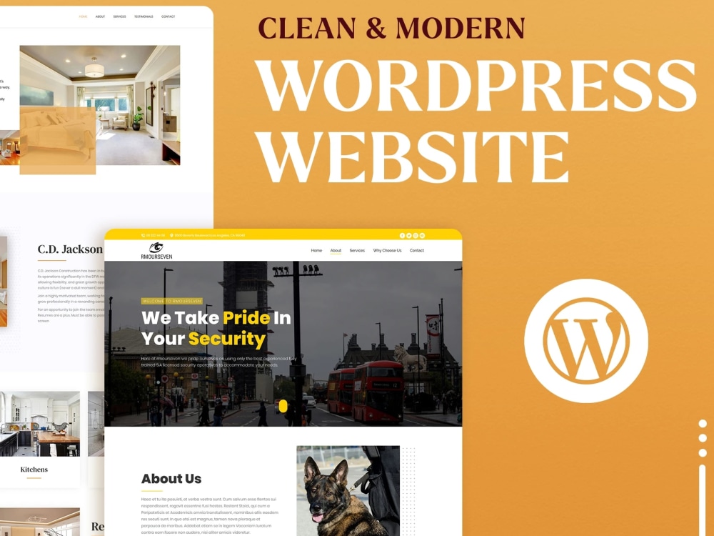 Create professional and responsive wordpress website design | Upwork