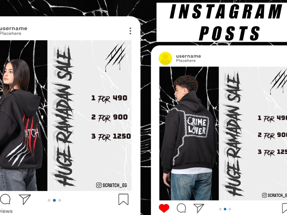Eye catching posts and ADs for your brand on social media with ...
