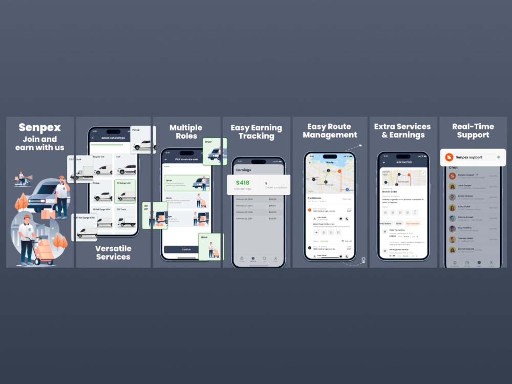 Application's Screenshots for App-Store and Play-Store | Upwork