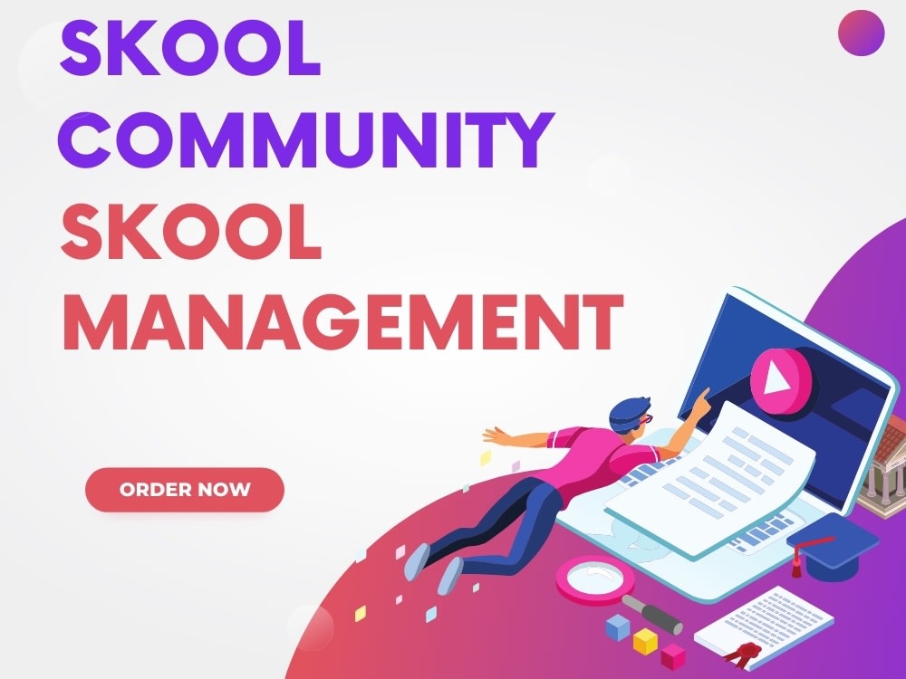 A skool community, online course, skool community learning, kajabi ...