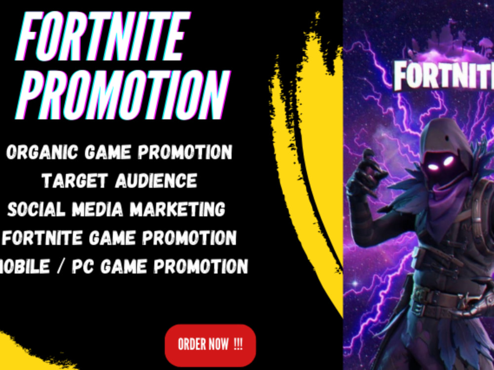 Do fortnite game promotion fortnite map steam game promotion Upwork