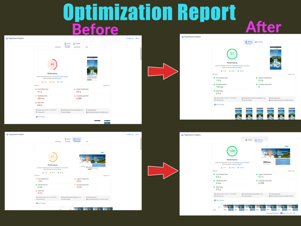 Fix lcp issues, fix cls issues, fix core web vitals for wordpress only