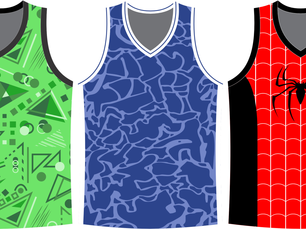 All over print basketball jersey design | Upwork