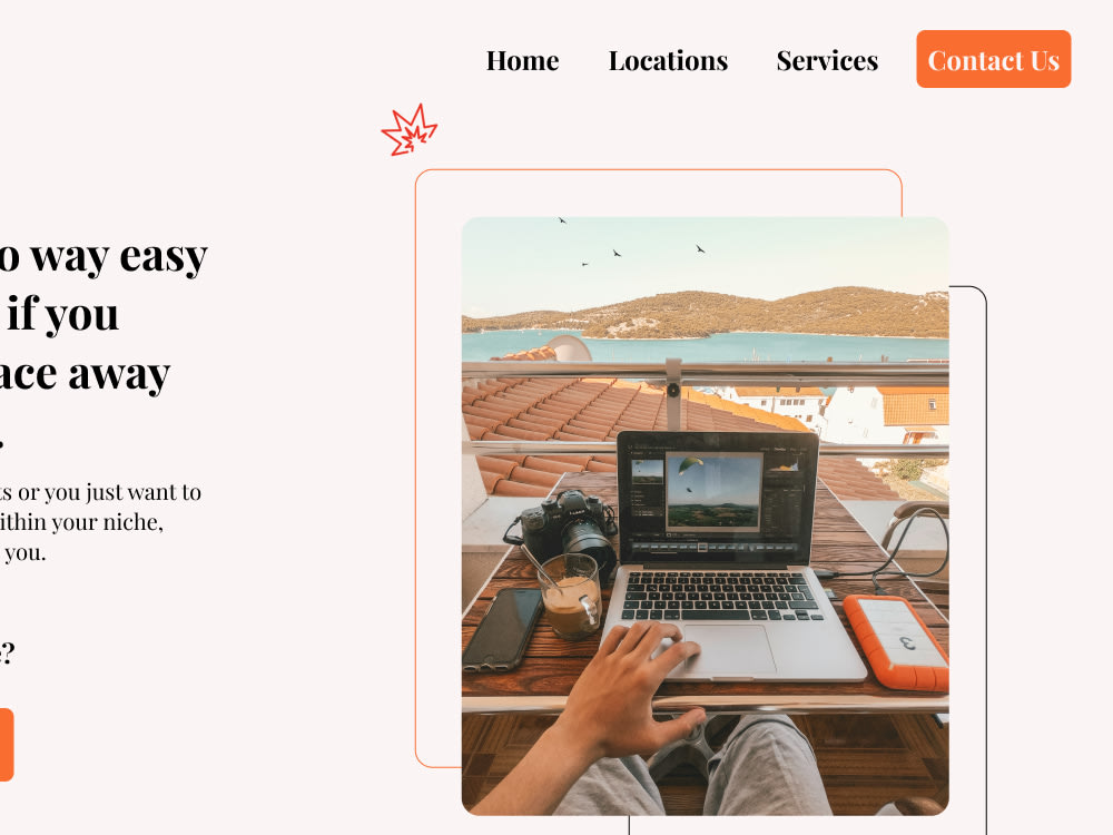 Clean landing page design for your product or business. | Upwork