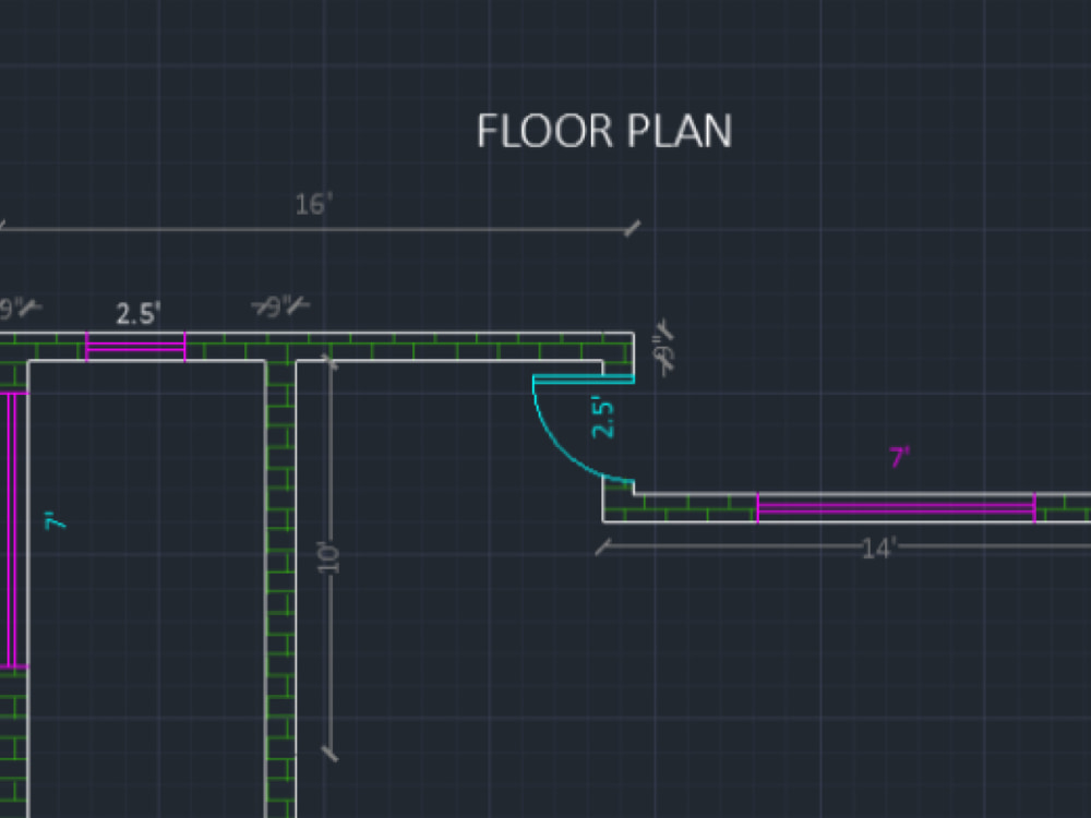 Autocad floor plan dwg from sketch, image, pdf | Upwork