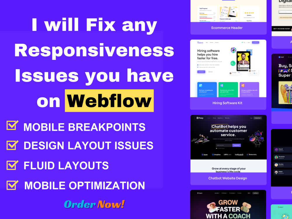 A responsive webflow mobile optimization and fix webflow responsiveness ...