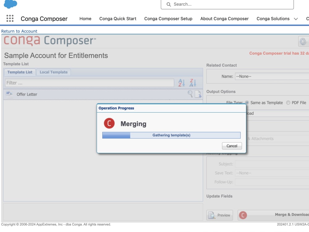 Streamlined Salesforce and Conga Integration for Document Creation Upwork
