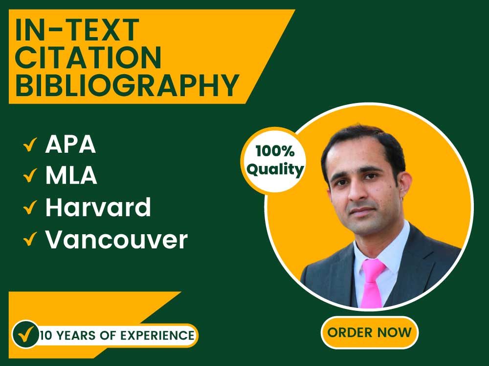 Intext-Citation with Bibliography in Your Research Work Upwork