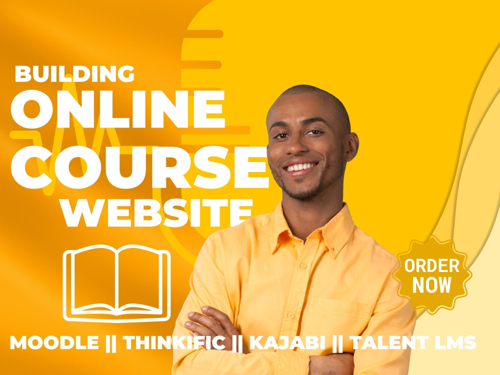 Moodle course website design kajabi website design elearning course