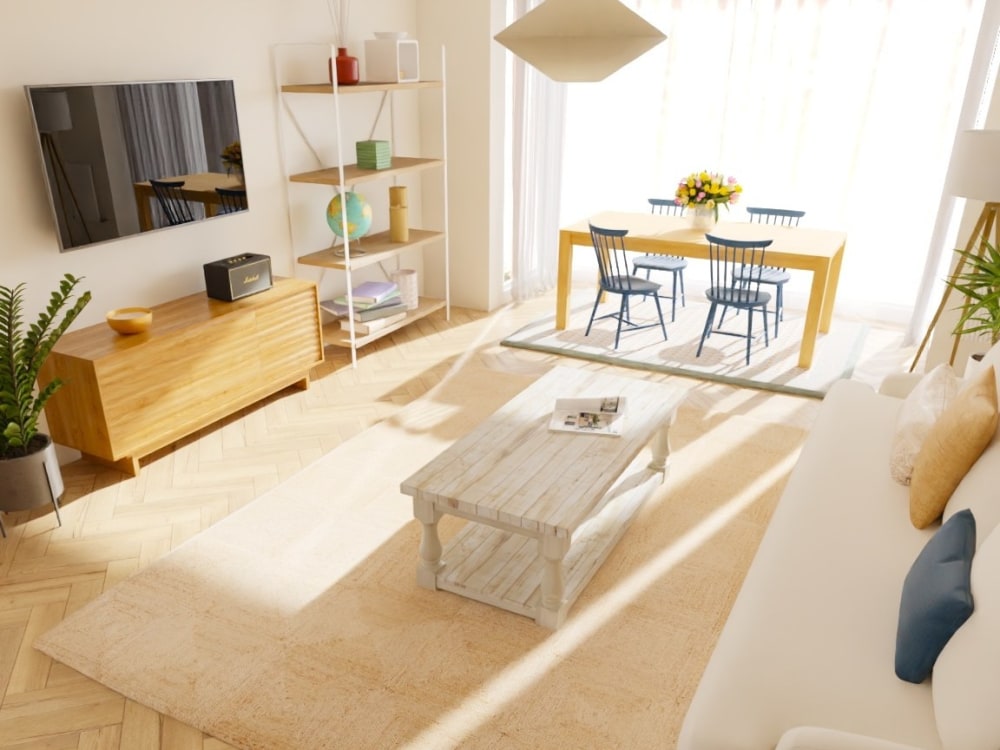A personalized interior styling concept (3D images, shopping lists, etc ...