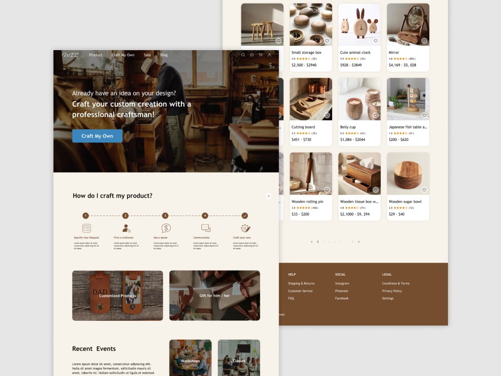 Aesthetic & High-Quality Website UX/UI Design | Upwork